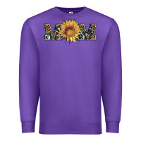 Purple sunflower mom mothers day Premium Sweatshirt - Artiststas