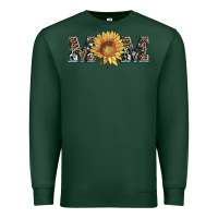 Sports Green sunflower mom mothers day Premium Sweatshirt - Artiststas