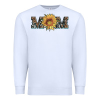 White sunflower mom mothers day Premium Sweatshirt - Artiststas