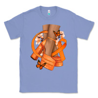 Colony Blue Kidney Cancer diva orange ribbon Classic Tee - NancyCooperArtShop