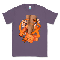 Lavender Kidney Cancer diva orange ribbon Classic Tee - NancyCooperArtShop
