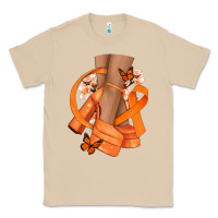 Mushroom Kidney Cancer diva orange ribbon Classic Tee - NancyCooperArtShop