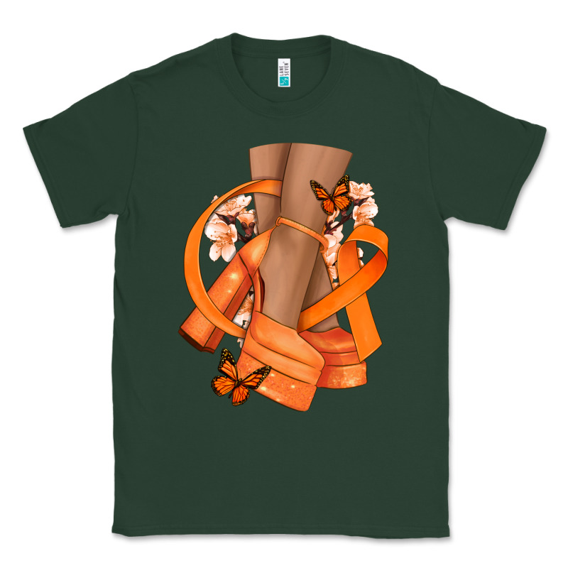 Kidney Cancer Diva Orange Ribbon Classic Tee by NancyCooperArtShop | Teevron