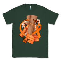 Sports Green Kidney Cancer diva orange ribbon Classic Tee - NancyCooperArtShop