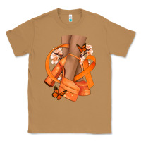 Toasted Coconut Kidney Cancer diva orange ribbon Classic Tee - NancyCooperArtShop