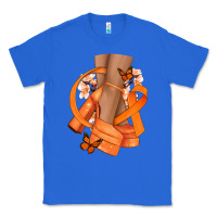 True Royal Kidney Cancer diva orange ribbon Classic Tee - NancyCooperArtShop