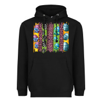 Black easter eggs and leopard brushstrokes Heavyweight Hoodie - Artiststas