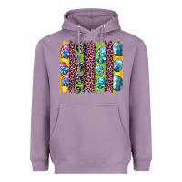 Lavender easter eggs and leopard brushstrokes Heavyweight Hoodie - Artiststas