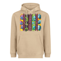 Mushroom easter eggs and leopard brushstrokes Heavyweight Hoodie - Artiststas