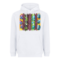 White easter eggs and leopard brushstrokes Heavyweight Hoodie - Artiststas