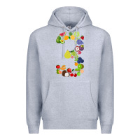 Number 3 Fruit 3rd Birthday Party Fruit Themed Gift Idea Premium Hoodie | Teevron
