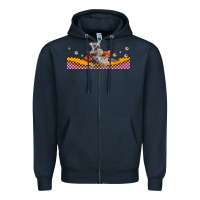 Navy Koala Zipper Hoodie - LillyAllenDesigns