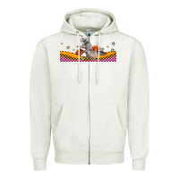 Oatmeal Heather Koala Zipper Hoodie - LillyAllenDesigns