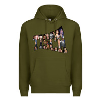 Army Green NYU Tisch Premium Hoodie - minhPixels