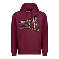 Burgundy NYU Tisch Premium Hoodie - minhPixels