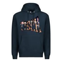 Navy NYU Tisch Premium Hoodie - minhPixels