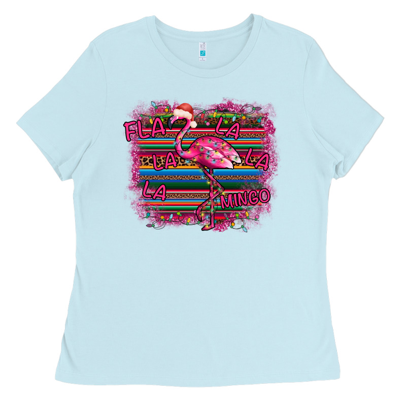 Flamingo Christmas Ladies Tee by Bettercallsaul | Teevron