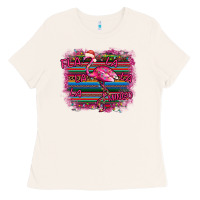 Bone Flamingo Christmas Ladies Tee - Bettercallsaul