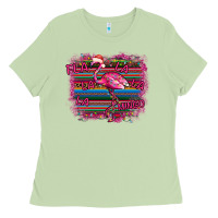 Matcha Flamingo Christmas Ladies Tee - Bettercallsaul