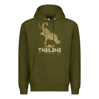 Army Green Thai Flag Vacation Bangkok Travel Thailand Premium Hoodie - minhPixels