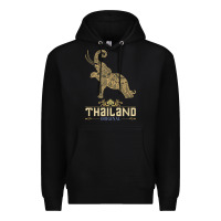 Black Thai Flag Vacation Bangkok Travel Thailand Premium Hoodie - minhPixels