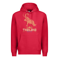 Cardinal Thai Flag Vacation Bangkok Travel Thailand Premium Hoodie - minhPixels