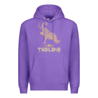 Purple Thai Flag Vacation Bangkok Travel Thailand Premium Hoodie - minhPixels