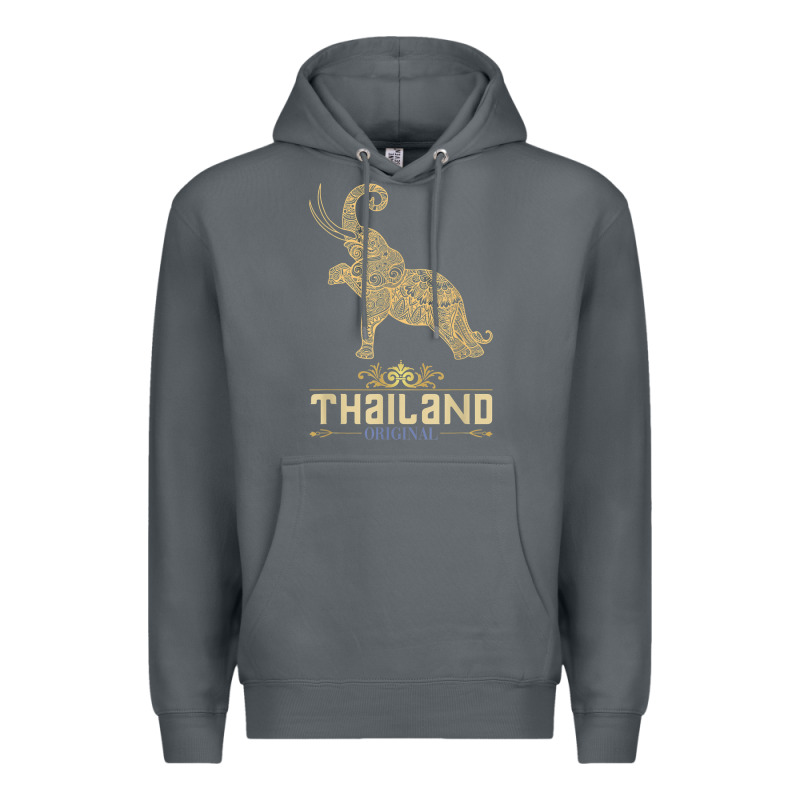 Thai Flag Vacation Bangkok Travel Thailand Premium Hoodie by minhPixels | Teevron