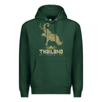 Sports Green Thai Flag Vacation Bangkok Travel Thailand Premium Hoodie - minhPixels