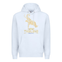 White Thai Flag Vacation Bangkok Travel Thailand Premium Hoodie - minhPixels