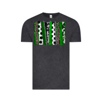 Vintage Black Soccer brushstroke Vintage Tee - HowdyJamesFarm