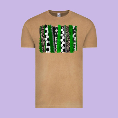 Soccer Brushstroke Vintage Tee Designed By Howdyjamesfarm