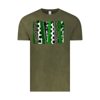 Vintage Olive Soccer brushstroke Vintage Tee - HowdyJamesFarm