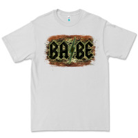 Dove Grey Camouflage Patterned Babe Tried Premium Tee - Bettercallsaul