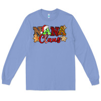 Colony Blue Nana Claus Christmas Lights And Gifts mother's day Long Sleeve Tee - HowdyJamesFarm