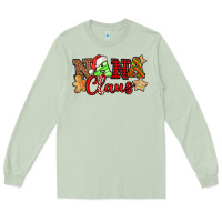 Matcha Nana Claus Christmas Lights And Gifts mother's day Long Sleeve Tee - HowdyJamesFarm