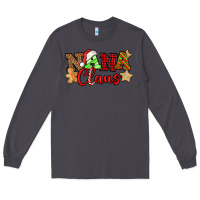 Smoke Nana Claus Christmas Lights And Gifts mother's day Long Sleeve Tee - HowdyJamesFarm