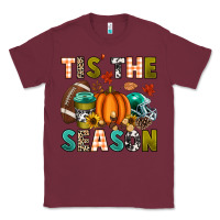 Burgundy Tis' the season Classic Tee - texasbilliewilder
