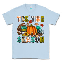 Dusty Blue Tis' the season Classic Tee - texasbilliewilder