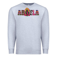 Heather Grey abuela our lady of guadalupe Premium Sweatshirt - Artiststas