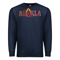 Navy abuela our lady of guadalupe Premium Sweatshirt - Artiststas