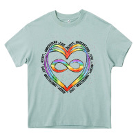 Arona autism heart Heavy Core Tee - Artiststas