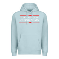 Blue Mist Make Treason Wrong Again Political Resist Lying Anti-Trump Premium Hoodie - minhPixels