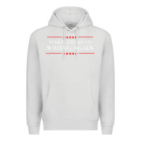 Dove Grey Make Treason Wrong Again Political Resist Lying Anti-Trump Premium Hoodie - minhPixels
