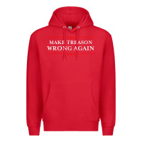 Red Make Treason Wrong Again Political Resist Lying Anti-Trump Premium Hoodie - minhPixels