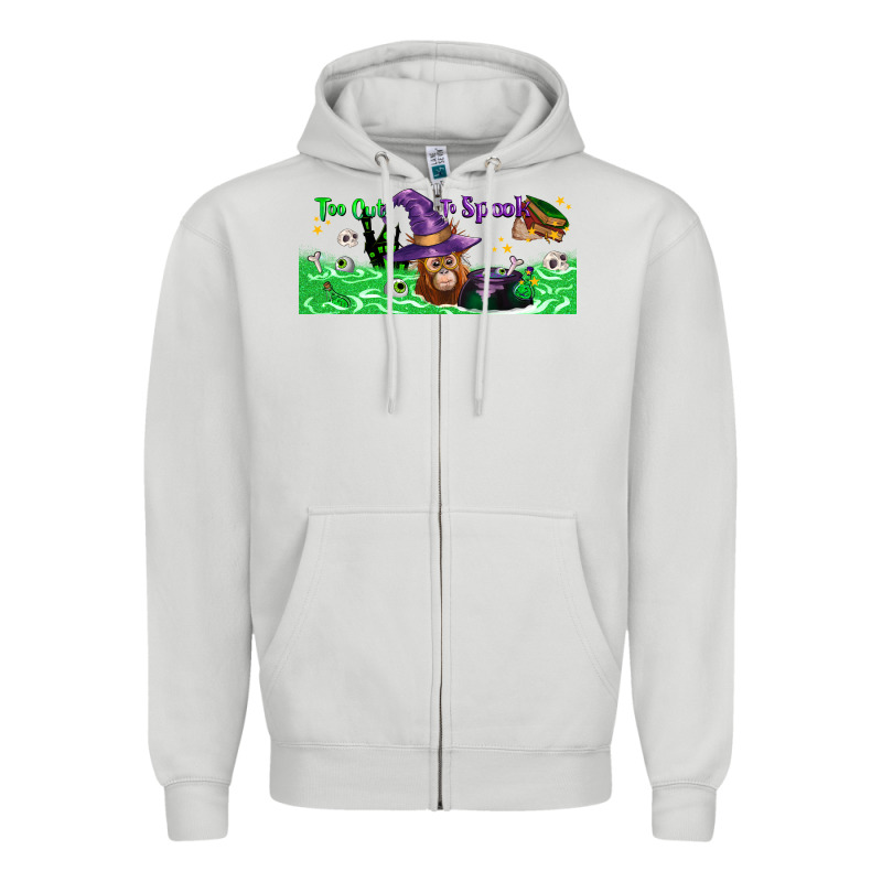 Too Cute To Spook Baby Orangutan Zipper Hoodie by LillyAllenDesigns | Teevron