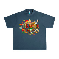 Midnight Navy cinco de mayo the wax lady Urban Heavy Tee - CowGirlArtShop