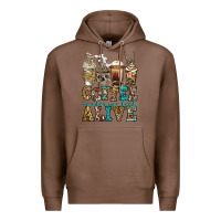 Chestnut coffee makes me feel alive skeleton coffee cups Premium Hoodie - Jasminsmagicworld