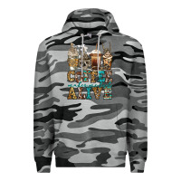 Slate Camo coffee makes me feel alive skeleton coffee cups Premium Hoodie - Jasminsmagicworld