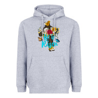 Heather Grey he is rısen with cross and butterfly Heavyweight Hoodie - Artiststas